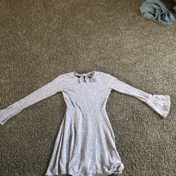 Women’s long sleeve dress size XXS purple/gray - Picture 2 of 2